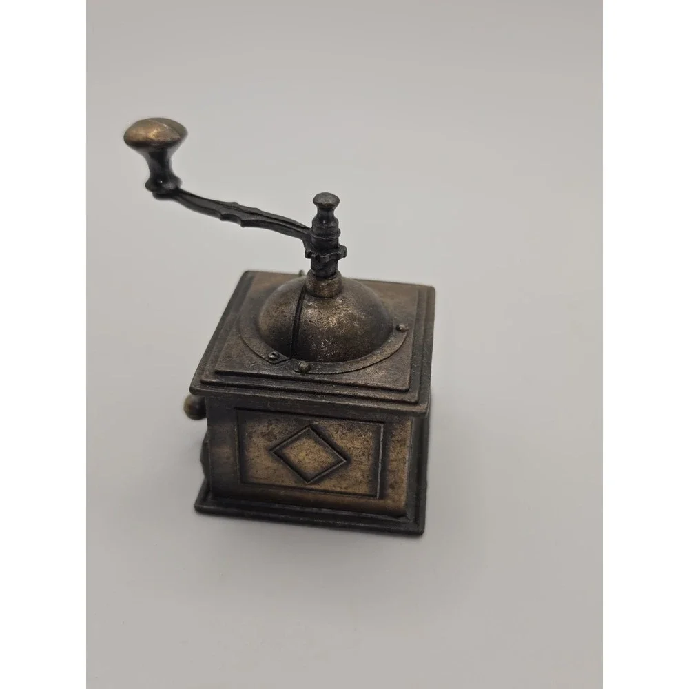 Antique Finished Die - Cast Miniature Coffee‎ Grinder Pencil Sharpener